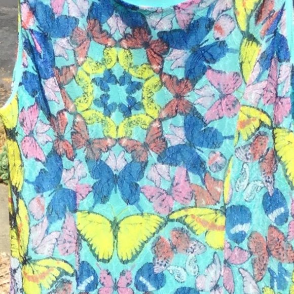 Xhilaration butterfly Lace Midi Dress - Picture 4 of 4